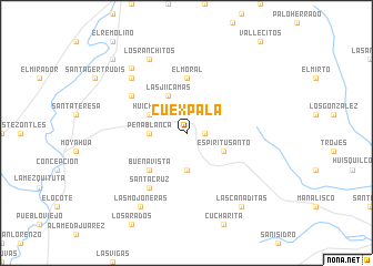 map of Cuexpalá