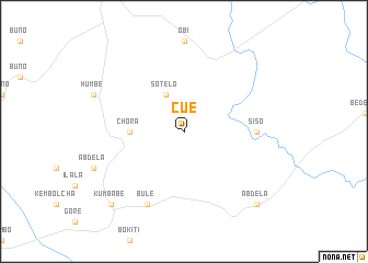 map of Cue
