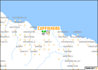 map of Cuffie Head