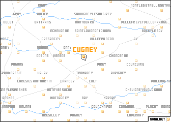 map of Cugney