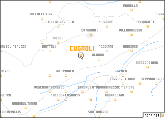 map of Cugnoli