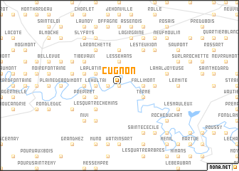 map of Cugnon