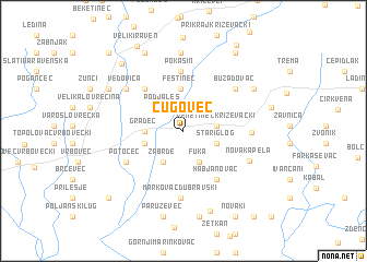 map of Cugovec