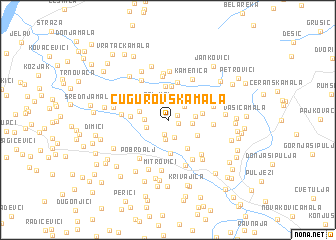 map of Čugurovska Mala