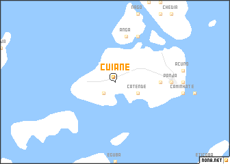 map of Cuiane