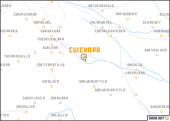map of Cuichapa