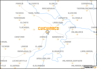 map of Cuicuinaco