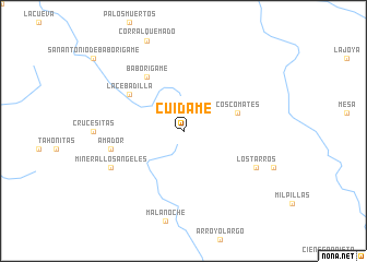 map of Cuidame