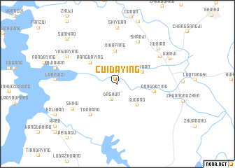 map of Cuidaying