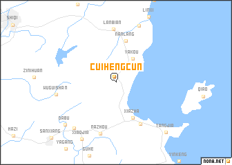 map of Cuihengcun