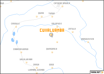 map of Cui-ia-Luamba