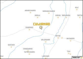 map of Cuijiamiao