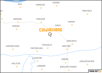 map of Cuijiaxiang