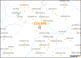 map of Cuilapa