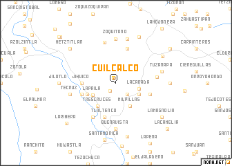 map of Cuilcalco