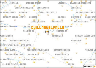 map of Cuillas del Valle