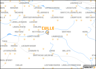 map of Cuillé