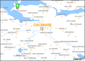 map of Cúil Mhuine