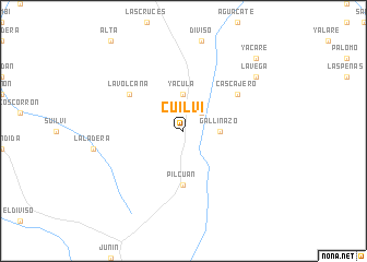 map of Cuilví