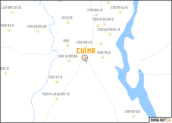 map of Cuima