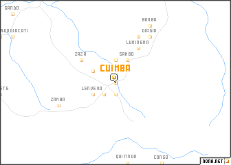 map of Cuimba