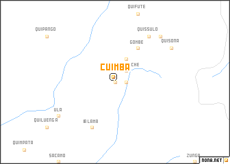 map of Cuimba