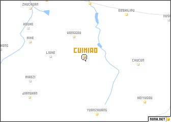 map of Cuimiao