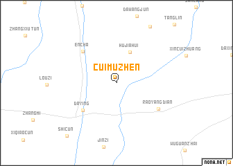 map of Cuimuzhen