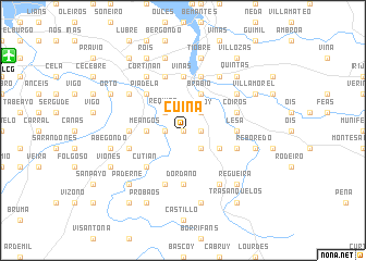 map of Cuiña