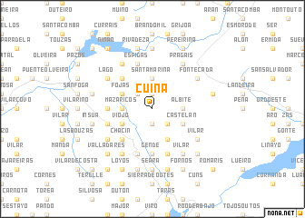 map of Cuiña