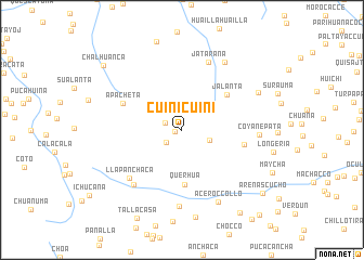 map of Cuinicuini