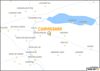 map of Cuipingshan