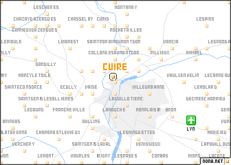 map of Cuire