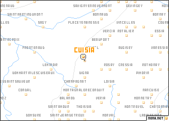 map of Cuisia