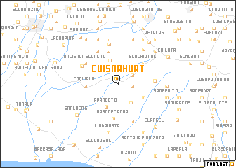 map of Cuisnahuat