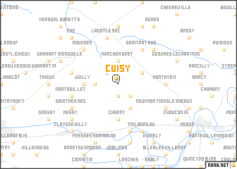 map of Cuisy