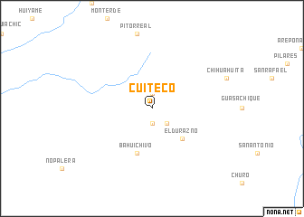 map of Cuiteco