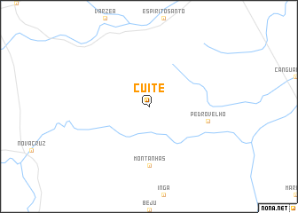 map of Cuité