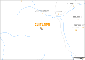 map of Cuitlapa