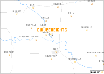 map of Cuivre Heights