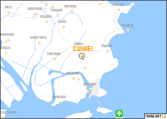 map of Cuiwei