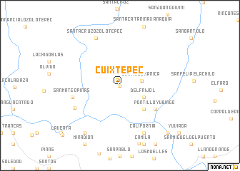 map of Cuixtepec