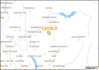 map of Cuizala
