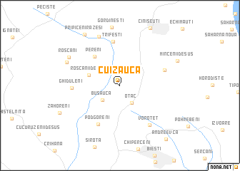 map of Cuizăuca
