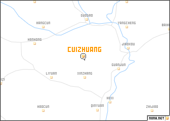 map of Cuizhuang