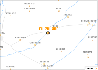 map of Cuizhuang