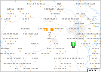 map of Cujbic