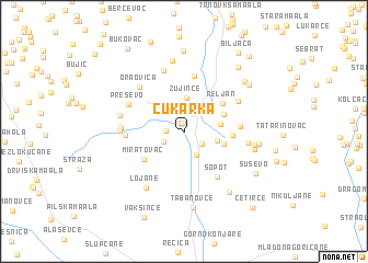 map of Čukarka