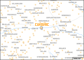 map of Čukovac