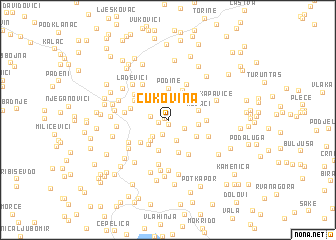 map of Ćukovina